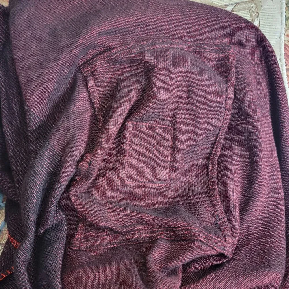 David Caon For Qantas Airways Airline Inflight Cabin Blanket Red Collectible